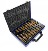 Wiertła - HSS Wiertła Tytanowe Do Metalu tin Zestaw 170 Szt. - miniaturka - grafika 1