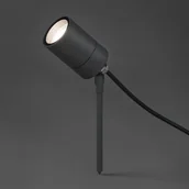 Lampy ogrodowe - QAZQA Spot z klinem antracyt regulowany IP44 - Solo - miniaturka - grafika 1