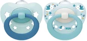 Smoczki uspokajające - Nuk smoczek Signature 0 6m 2 szt BOX chłopięc - miniaturka - grafika 1