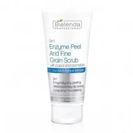 Peelingi i scruby do twarzy - Bielenda 2w1 Enzymatyczny peeling drobnoziarnisty do twarzy z papainą i bromelainą 150g 10500 - miniaturka - grafika 1
