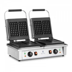 Royal Catering Podwójna gofrownica - belgijskie gofry - 2 x 2000 W - 10012358 RC-WM201 - Inne urządzenia gastronomiczne Royal Catering Podwójna gofrownica - belgijskie gofry - 2 x 2000 W - 10012358 RC-WM201 - Inne urządzenia gastronomiczne - miniaturka - grafika 1