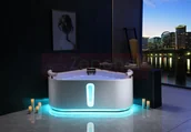 Wanny z hydromasażem - Zepehof Wanna z hydromasażem EB-D025 narożna EB-025 - miniaturka - grafika 1