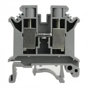 Kostki, złączki, wtyczki - Geberit DEGSON szynowa 0,2-10mm2 1P Przelotowa Szara Śrubowa DGN 3367 PC10-01P-11-00A(H) - miniaturka - grafika 1