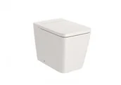 Miski WC - Roca A347537650 INSPIRA SQUARE Miska wc stojąca Rimless BTW 560x370 BEŻ - miniaturka - grafika 1
