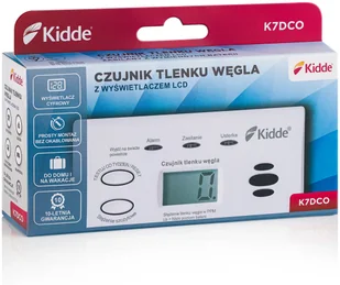 Kidde Czujnik czadu z wyświetlaczem K7DCO KID-K7DCO - Czujniki czadu, dymu, gazu - miniaturka - grafika 6