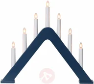 Świeczniki - Best Season Świecznik Jarve o nowoczesnym designie, niebieski - miniaturka - grafika 1