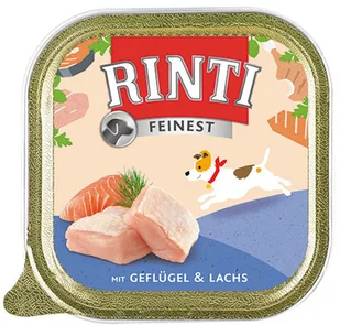 Rinti Feinest Huhn & Lachs Pies - Kurczak + Łosoś Tacka 150G - Mokra karma dla psów - miniaturka - grafika 3