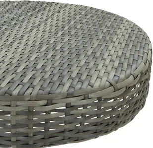 vidaXL 3-cz. zestaw mebli barowych z poduszkami, rattan PE, szary 3064760 - Meble ogrodowe - miniaturka - grafika 7