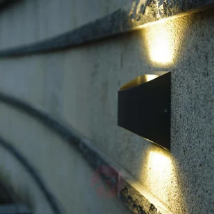 ECO-Light Półokrągły kinkiet zewnętrzny LED Dodd z aluminium - Lampy ogrodowe - miniaturka - grafika 5