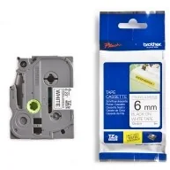 Brother TZES211 Taśma Laminowana - druk czarny, tło - 6mm - Etykiety do drukarek - miniaturka - grafika 6