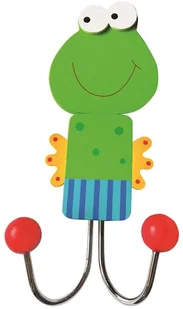 Bino Drewniany wieszak miś 99871334 - Wyposażenie pokoiku dziecięcego - miniaturka - grafika 2