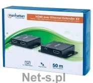 Manhattan System przekazu sygnału AV Manhattan HDMI over Ethernet 207461 - Inne akcesoria audio-wideo - miniaturka - grafika 3