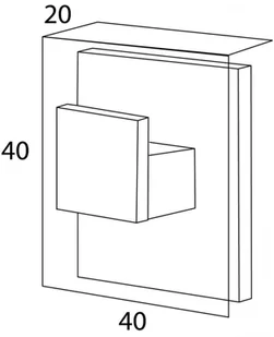 Coram Tiger Wieszak na ręcznik Items, 4x2 cm, srebrny, 284520946 284520946 - Wieszaki łazienkowe - miniaturka - grafika 3