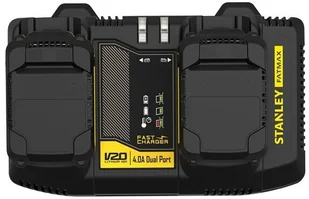 STANLEY Stanley Szybka ładowarka dwuportowa 18V Fatmax V20 (SFMCB24) - Ładowarki do elektronarzędzi - miniaturka - grafika 6