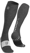Skarpetki sportowe męskie - Compressport Skarpety kompresyjne FULL SOCKS RECOVERY 2021 szare - miniaturka - grafika 1