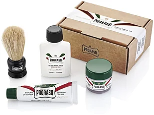 PRORASO Zestaw podróżny do golenia dla skóry wrażliwej 9568 - Zestawy kosmetyków męskich - miniaturka - grafika 3