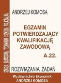 Podręczniki dla liceum - Egz. potw. kwal. zawod. A.22 Rozw. zad. EKONOMIK - miniaturka - grafika 1