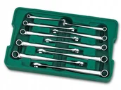 Klucze i nasadki - Sata Klucze płasko-oczkowe XL X-Beam 08006 8-19mm - miniaturka - grafika 1