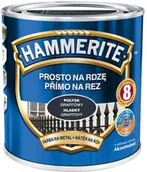 Farby do metalu - Hammerite Farba do metalu Prosto Na Rdzę połysk grafitowy 0 7 l - miniaturka - grafika 1