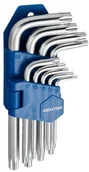 Zestawy narzędziowe - DEXTER Zestaw kluczy imbusowych 9 szt. T 10-50 - miniaturka - grafika 1