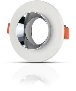 v-tac Oprawa Oczko V-TAC GIPS BETON GU10 Okrągła Wpuszczana Biały/Chrom VT-862 - Oprawy, klosze i abażury - miniaturka - grafika 7