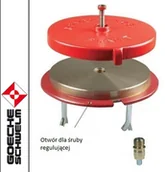 Sprzęt geodezyjny - GOECKE Punkt pomiarowego z wymuszonym centrem pod instrumenty geodezyjne 14A 14A - miniaturka - grafika 1