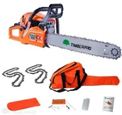 Piły spalinowe - TIMBERPRO Termoizolacyjna piła łańcuchowa 61,5 cm3, moc 3,6 KM, prowadnica 50 cm + 2 łańcuchy - miniaturka - grafika 1