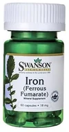 Witaminy i minerały dla sportowców - SWANSON IRON (Ferrous Fumarate) 18mg - 60caps. - miniaturka - grafika 1