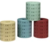 Inne - Herlitz 10733368 rolki cenowe 1 euro, kolorowe, 5 x 1000 odcinków 10733368 - miniaturka - grafika 1