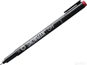 Markery permanentne - Snowman Foliopis cieńki czerwony OPM TIER0257 - miniaturka - grafika 1