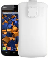 Etui i futerały do telefonów - Mumbi etui skórzane kompatybilne z Wiko Darkfull etui skórzane pokrowiec Case Wallet, białe Wiko Darkfull - miniaturka - grafika 1