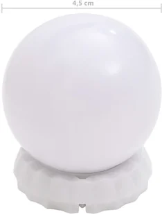 VidaXL Lumarko Lampki na lustro, 8 ciepłych i zimnych białych żarówek LED 335864 VidaXL - Oświetlenie świąteczne - miniaturka - grafika 7