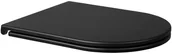 Deski sedesowe - Oltens Oltens HAMNES Deska sedesowa twarda wolnoopadająca czarny mat 45100300 - miniaturka - grafika 1