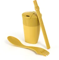 Kuchnia turystyczne i akcesoria - Light My Fire ReKit BIO Zestaw do przekąsek i napojów, mustyyellow 2020 Sztućce turystyczne 2507010240 - miniaturka - grafika 1