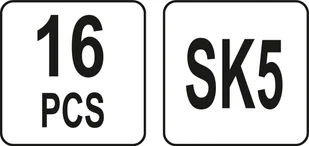 Yato KOMPLET NOŻYKÓW PRECYZYJNYCH 16 ELEMENTÓW YT-75370 - Nożyce i noże - miniaturka - grafika 3