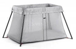 Baby Bjorn łóżeczko podróżne Srebrny Silver - Łóżeczka i kojce - miniaturka - grafika 3