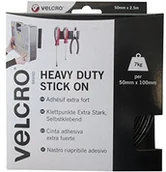 Taśmy klejące - Velcro marka ciężkie Stick Tape, czarny VEL-EC60245 - miniaturka - grafika 1