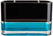 Kubki na szczoteczki do zębów - AWD Interior Kubek na szczoteczki Laguna czarno-niebieski - miniaturka - grafika 1