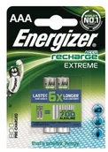 Ładowarki i akumulatory - Energizer Akumulator Extreme Aaa L92 800 Mah 2 Szt Blister AVE7BABK0060 - miniaturka - grafika 1