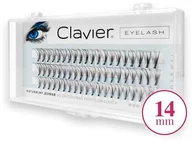 Sztuczne rzęsy i akcesoria - Clavier CLAVIER_Eyelash kępki rzęs 14mm - miniaturka - grafika 1