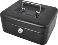 Sejfy i kasy pancerne - Metalkas ISO metalowa na pieniądze czarna na zamek uniwersalny 1524-uniw - miniaturka - grafika 1