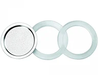 Zaparzacze i kawiarki - Ibili Zestaw dwie uszczelki i sitko do kawiarki IBILI, 300 ml - miniaturka - grafika 1