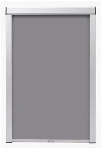 vidaXL Roleta zaciemniająca, szara, MK06 - Rolety - miniaturka - grafika 3