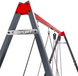 K-SPORT Zestaw Stelaż + Huśtawka + Bocianie gniazdo K-SPORT Super Fun - Place zabaw K-SPORT Zestaw Stelaż + Huśtawka + Bocianie gniazdo K-SPORT Super Fun - Place zabaw - miniaturka - grafika 2