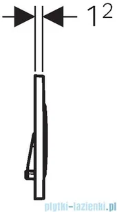 Geberit 115.882.SN.1 Przycisk uruchamiający GEBERIT Sigma20, przedni, - Przyciski spłukujące - miniaturka - grafika 5