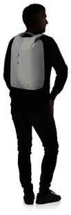 Samsonite Plecak na laptopa Securipak 15.6" szary - Torby na laptopy - miniaturka - grafika 10