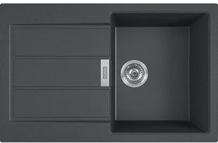 Franke Zlewozmywak granitowy Sirius S2D 611-78 1-komorowy z ociekaczem onyx 143.0612.629 - Zlewozmywaki - miniaturka - grafika 2