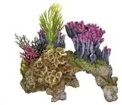 Dekoracje do akwarium - Nobby Akwarium dekoracja Aqua ornaments "Koral" z roślin; l15,5 X B9 X h10,5 CM - miniaturka - grafika 1