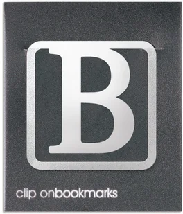 Metalowa zakładka Litera B Clip-on - Zakładki do książek - miniaturka - grafika 2