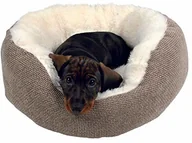 Legowiska dla psów - Trixie 37041 Yuma narzuta na łóżko, 45 cm, brązowy/biały 4047974370414 - miniaturka - grafika 1